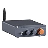 Fosi Audio BT30D Pro TPA3255 Hi-Fi Bluetooth 5.0 Estéreo Audio Amplificador 2.1 Canales Mini Clase D Amplificador 165Wx2+350W para el hogar al Aire Libre Escritorio Estantería Altavoces/Subwoofers