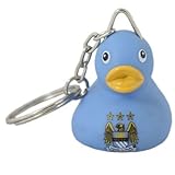 Manchester City - Llavero oficial con diseño de pato, multicolor