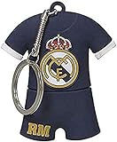 Real Madrid CF - USB Pendrive, 16 GB, Material Rubber, con Forma de Camiseta, Multicolor, Producto Oficial (CyP Brands)