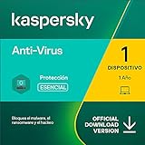 Kaspersky Standard Anti-Virus 2023 | 1 dispositivo | 1 año | Seguridad Avanzada | Protección Bancaria en línea | Optimización del rendimiento | PC/Mac/Móvil | Código por email
