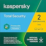 Kaspersky Total Security 2023 | 2 Dispositivos | 1 Año | PC / Mac / Android | Código de activación enviado por email