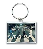 Portachiavi Abbey Road (Metallo Con Foto Rettangolare)