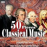3CD 50 Pieces Classical Music, Musica Classica, Beethoven, Vivaldi, Mozart, Nocturnes, Piano Sonata, Symphony, Il Barbiere Di Siviglia, Four Season